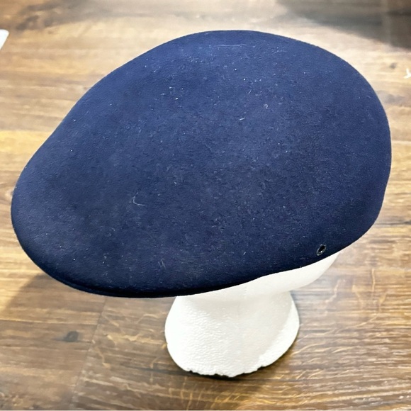 Pendleton men’s navy blue wool hat  like new condition size large driving cap - Picture 3 of 8